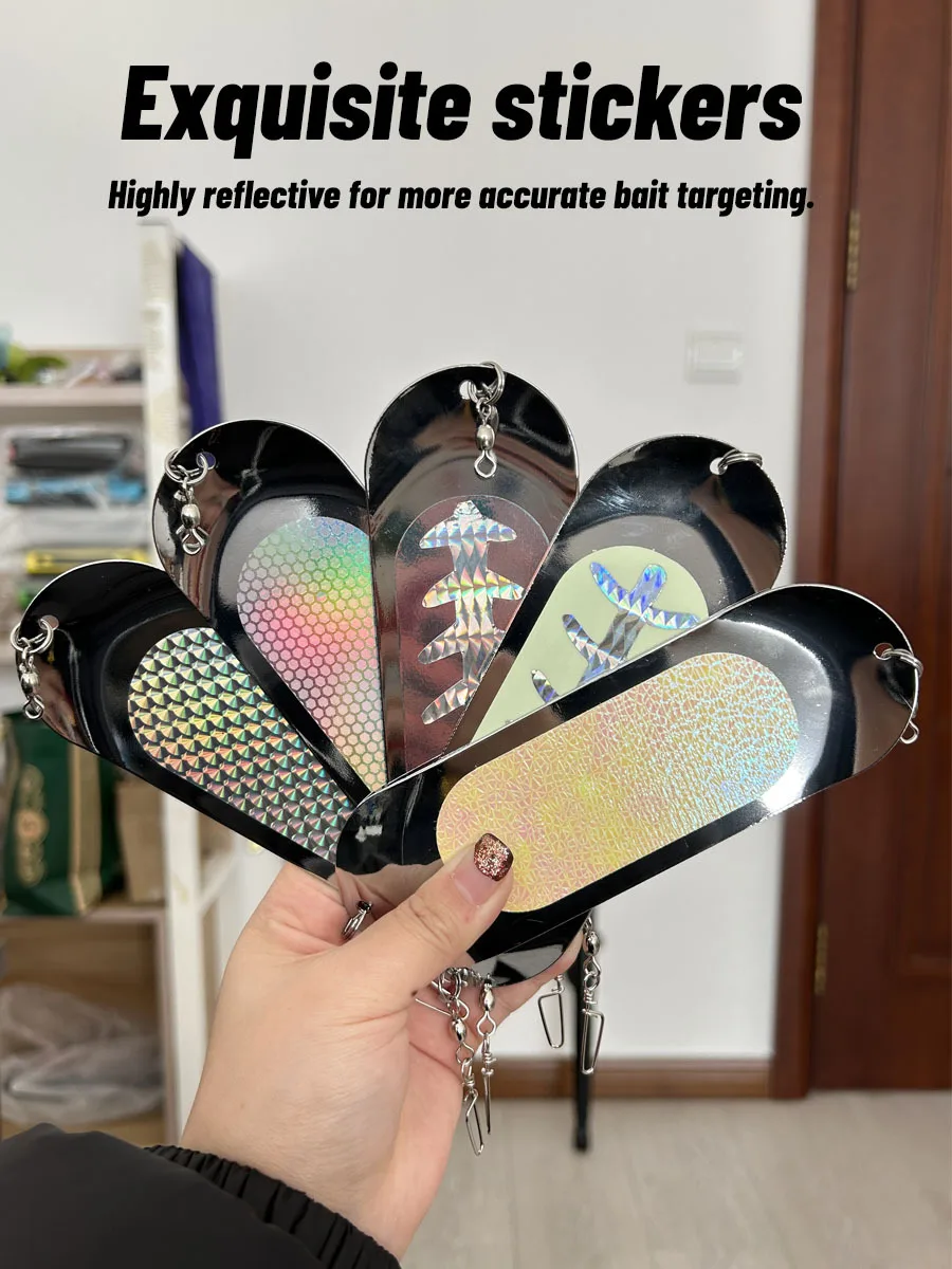6in 48g Trolling Fishing Diving Flash Board Salmon Fishing Tackle Flasher Bait Lure Flasher Swim Bait Lures Accessories Fishing Accessories Fishing Tackle Fishing Bait Fishing Tools