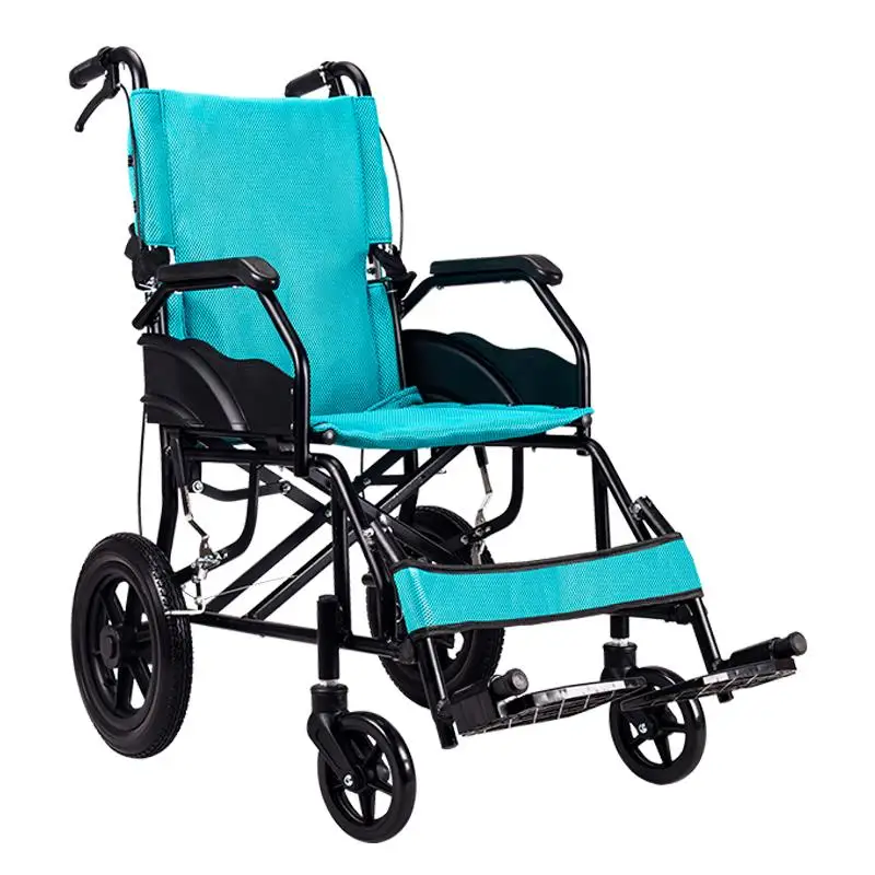 

Good quality lightweight folding manual wheelchair for patients