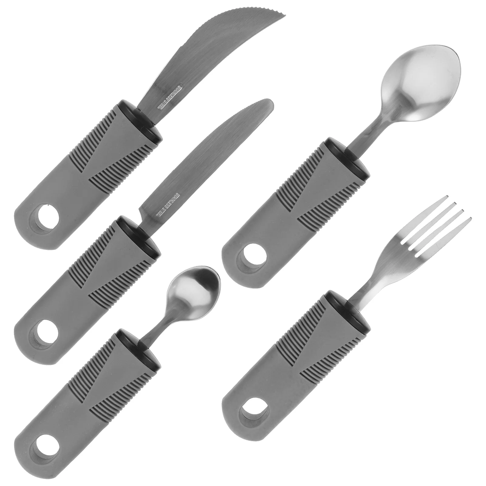 

Elderly Tableware Tremble Proof Utensil Adaptive Utensils Shockproof Spoon Fork Pp Portable Cutlery Patients
