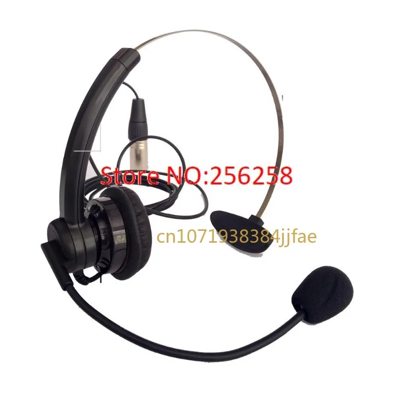 

Auriculares para TELIKOU NE-11, diadema superligera con micrófono, intercomunicador, conector XLR, 4 pines, 5 pines