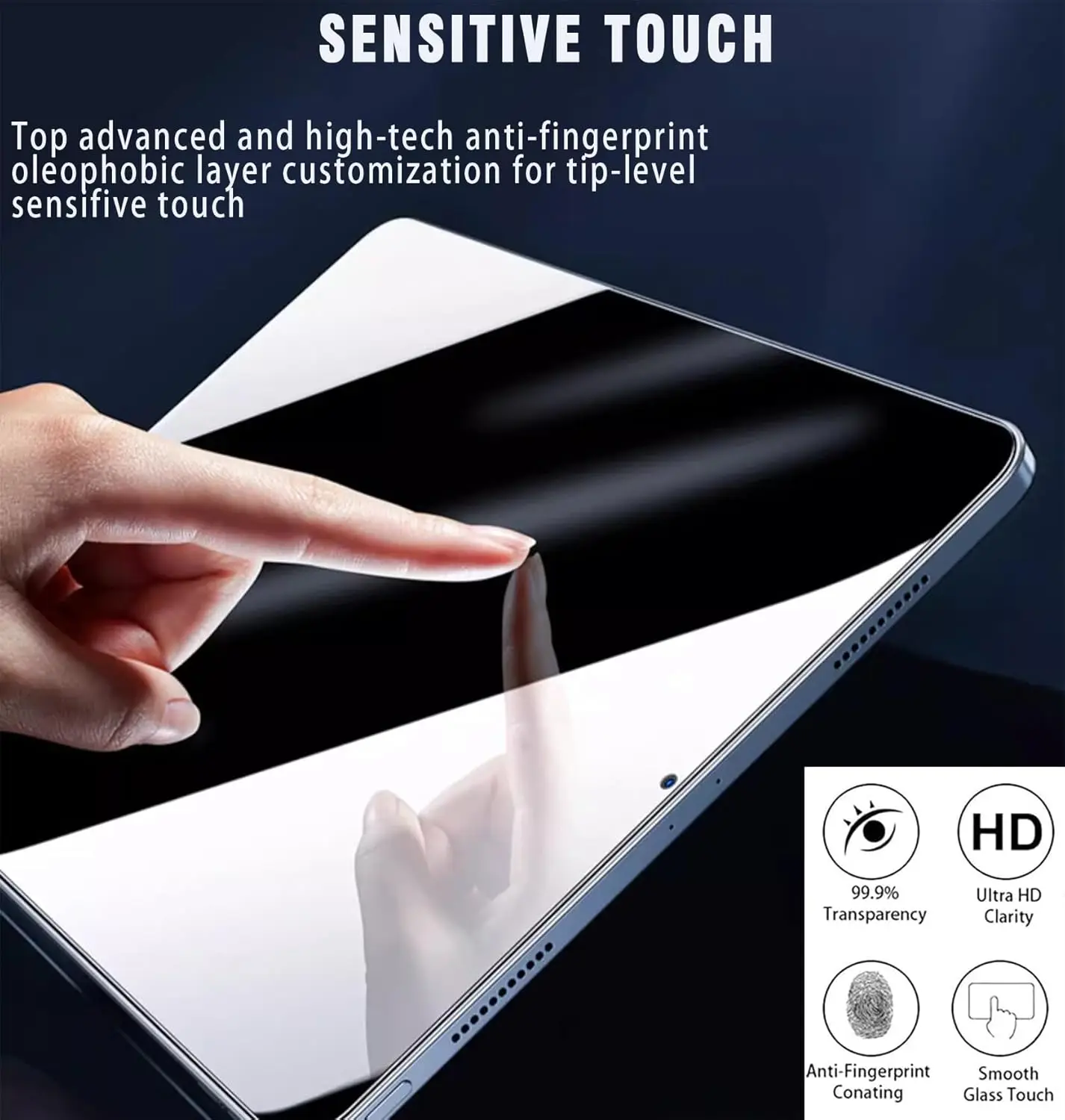 1-pack, Privacy Screen Protector for iPad 10.2-Inch (9th/8th/7th Generation, 2021/2020/2019), Anti-Spy Tempered Glass Film 5