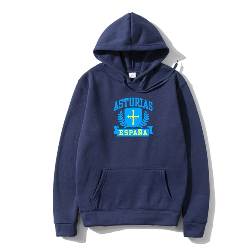 

Hoodies Asturias Espana White Outerwear Cotton Outerwear