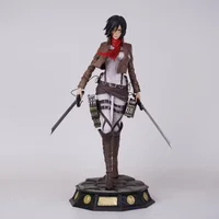 مجسم أنمي هجوم العمالقة - ميكاسا أكرمان حجم كبير 30 سم | Attack on Titan Mikasa Ackerman Action Figure Anime 30cm