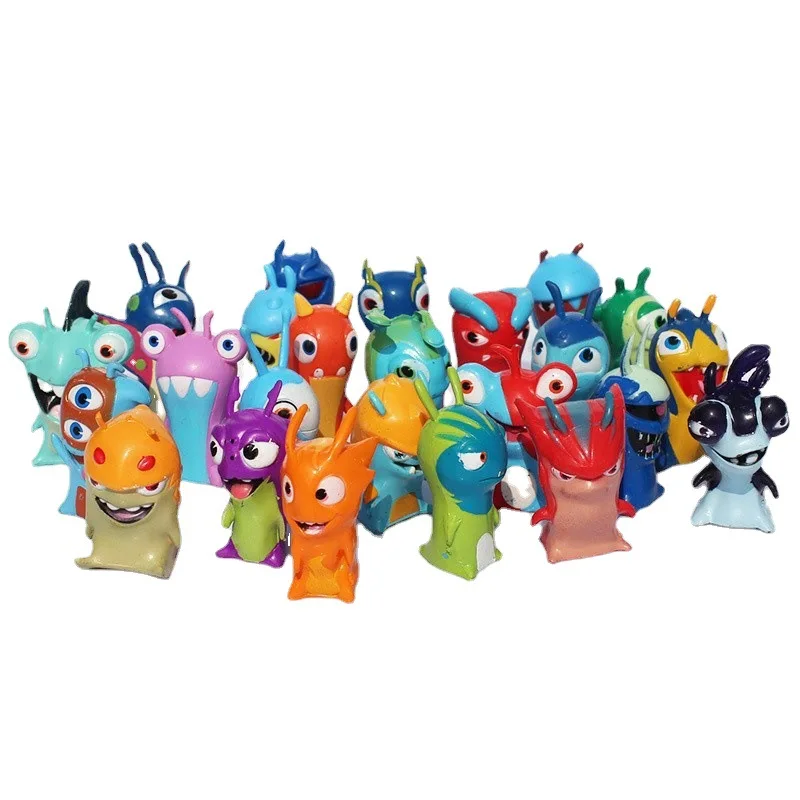Action Figure Amazon Bajoterra 24pcs/set Slugterra PVC Anime