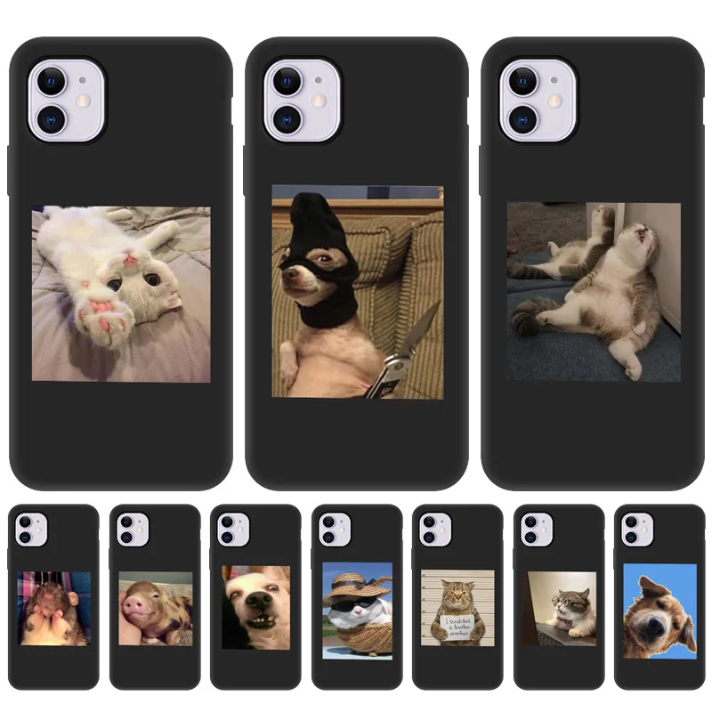 

Funny Puppy Case for iPhone 14 Pro Max Case iPhone 13 12 11 Pro Max Soft Funda Iphone XR 7 8 6 6S Plus X XS Max SE Cover Silicon