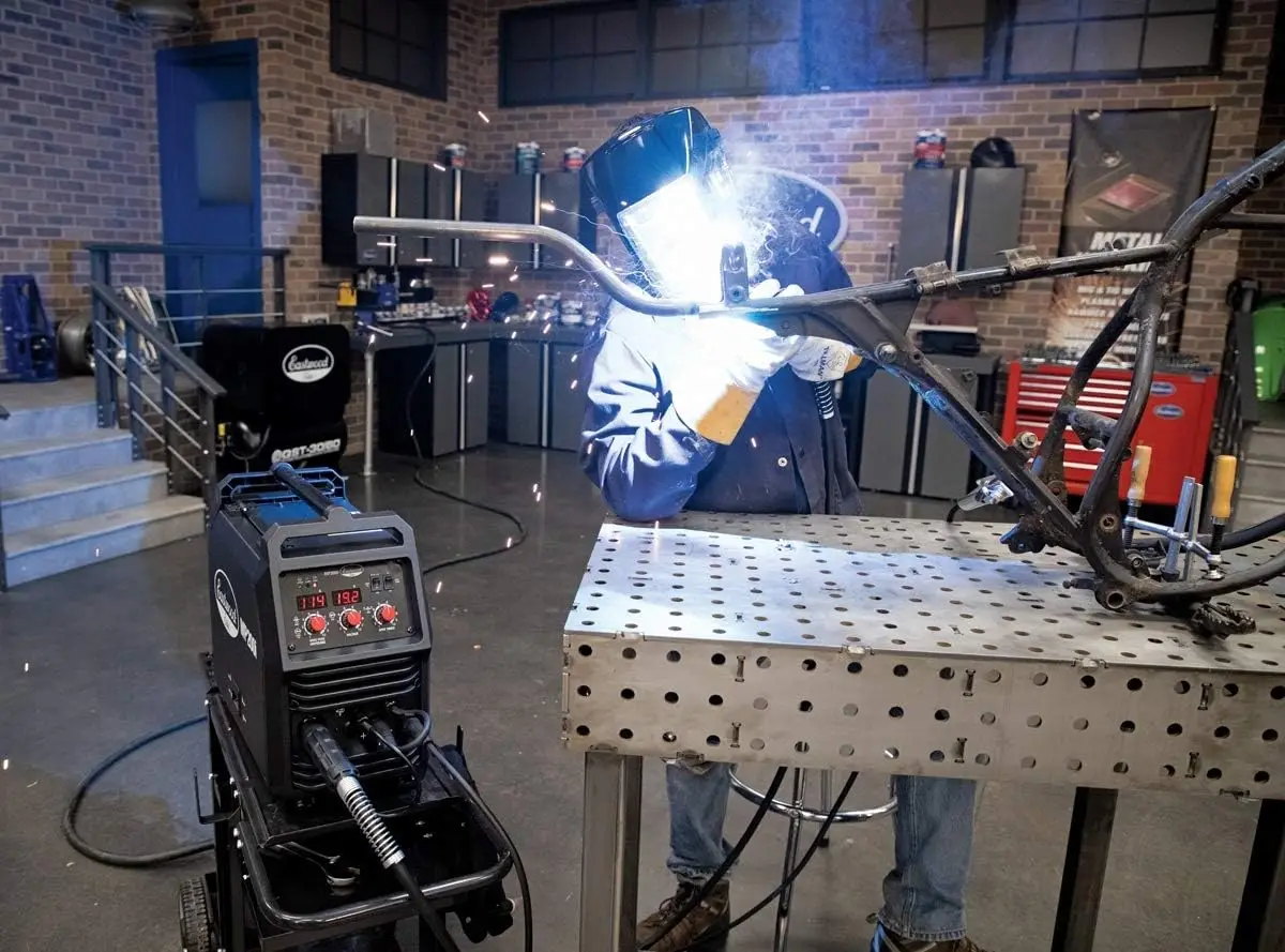 MP200i Multi Process Welder All in One Powerful 110V Inverter Portable Welding Machine MIG TIG Stick Compatible