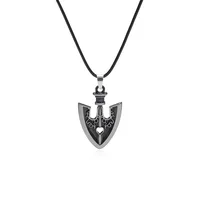 Collier Anime JOJO'S BIZARRE ADVENTURE, Pendentif Flèche en Métal Kujo Jotaro, Chaîne Ras-du-cou, Bijoux Charme, Cadeaux, Colliers 1