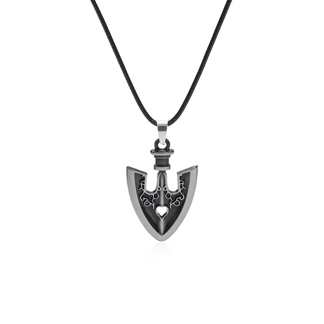 Collier Anime JOJO'S BIZARRE ADVENTURE, Pendentif Flèche en Métal Kujo Jotaro, Chaîne Ras-du-cou, Bijoux Charme, Cadeaux, Colliers 1