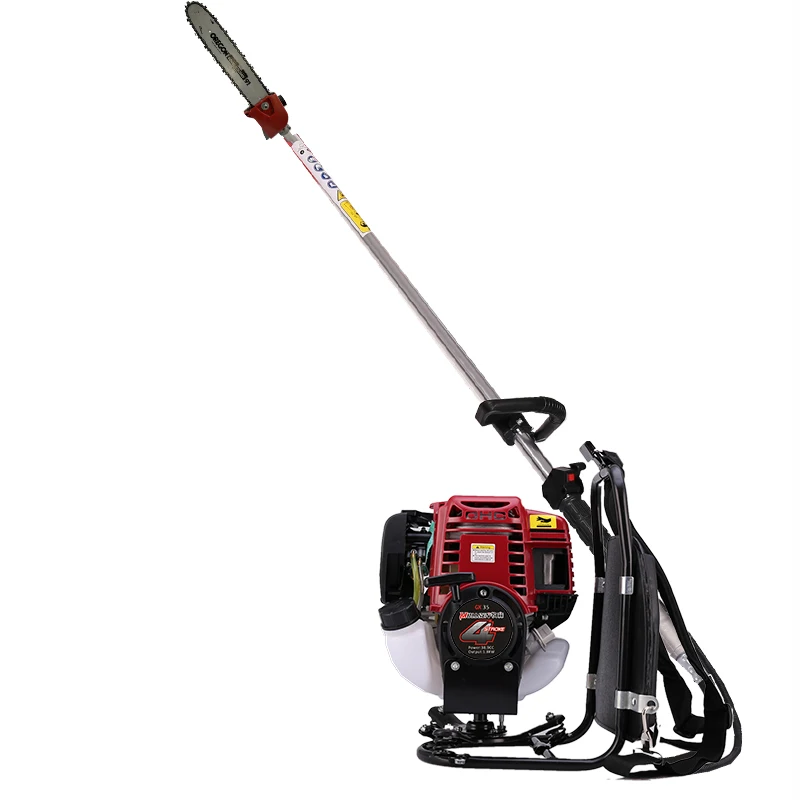9 in 1 신형 고품질 백팩 예초기/잔디깎이 (4행정 35cc 가솔린 엔진 탑재) 나무/잡초 제거 미니 경운기
