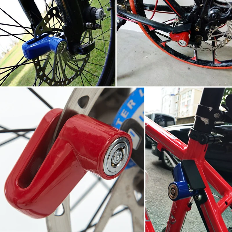 Heavy-Duty Anti-Theft Disc Brake Lock for Motorcycles, Bicycles, and Scooters