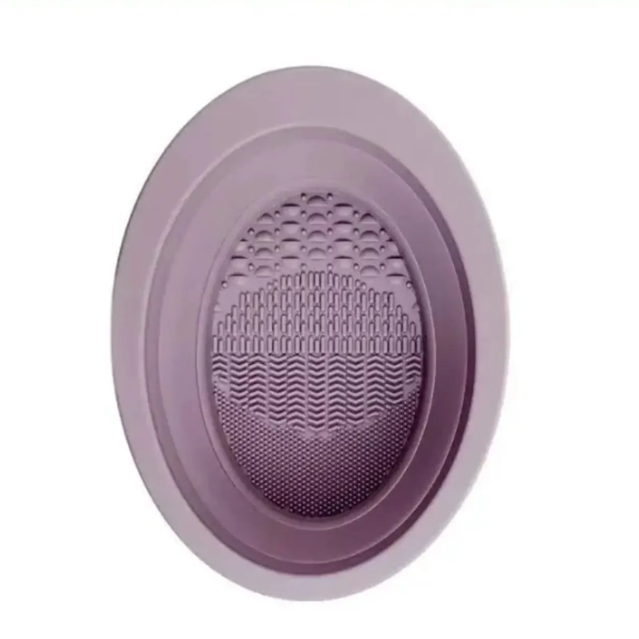3-Piece Portable Silicone Makeup Brush Cleaning Set with Foldable Bowl