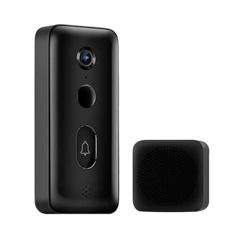 Xiaomi Smart Doorbell 3 Camera WIFI Video 180 Field of View 2K HD Resolution AI Humanoid Recognition Remote Real-time View gate intercom with camera Door Intercom Systems