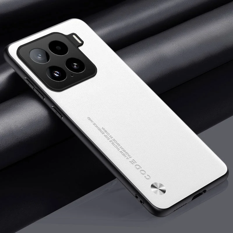 Premium PU Leather Matte Case with Silicone Ultra-Thin Shockproof Bumper Cover