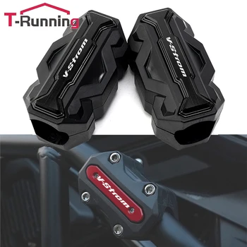 스즈키 Vstrom DL 250 650 1000 1050 800 DE 800DE v-strom 650 250 1000 1050/xt 크래시 바 블록 엔진 가드 범퍼 보호대
