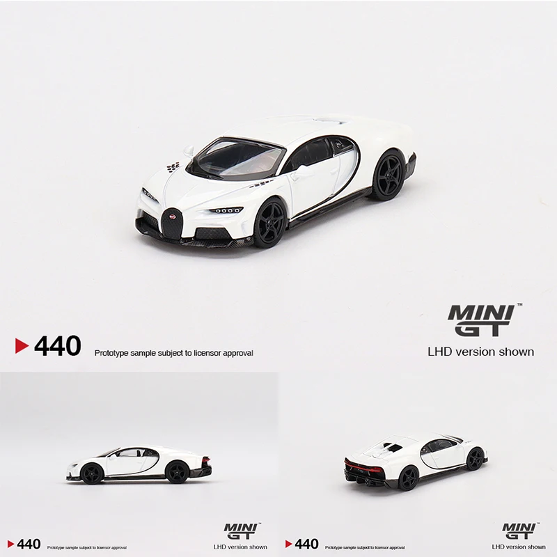 

MINIGT 1:64 Chiron Super Sport White Alloy Diorama Car Model Toys 440 In Stock