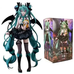 Hatsune Miku Anime Girl Cat Ear Pajama Figurine (With box)