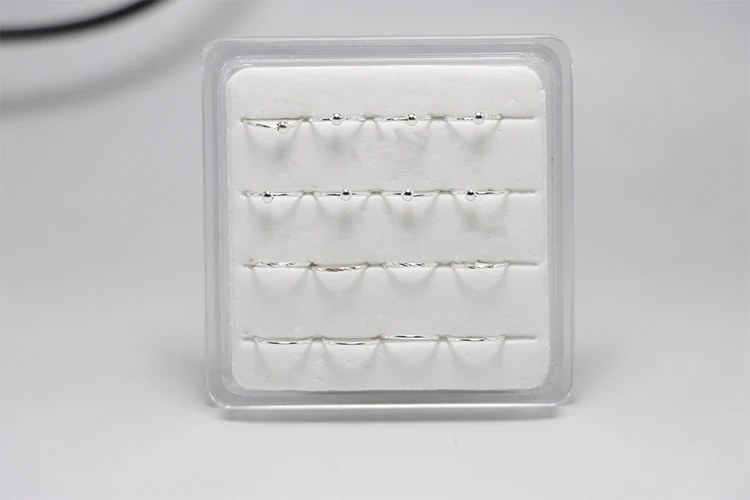 22G 925 Sterling Silber Nasenring Tragus Helix Ohrring Piercing Ring 16 Stück/Packung – Detail 1