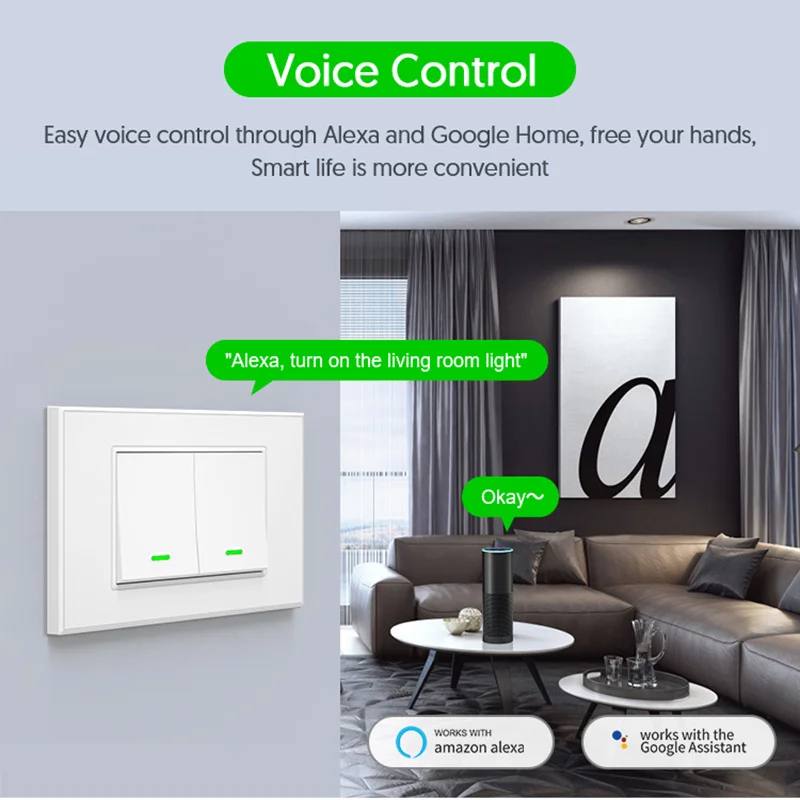 aplicativo tuya controle de voz alexa ac 100 240v 01