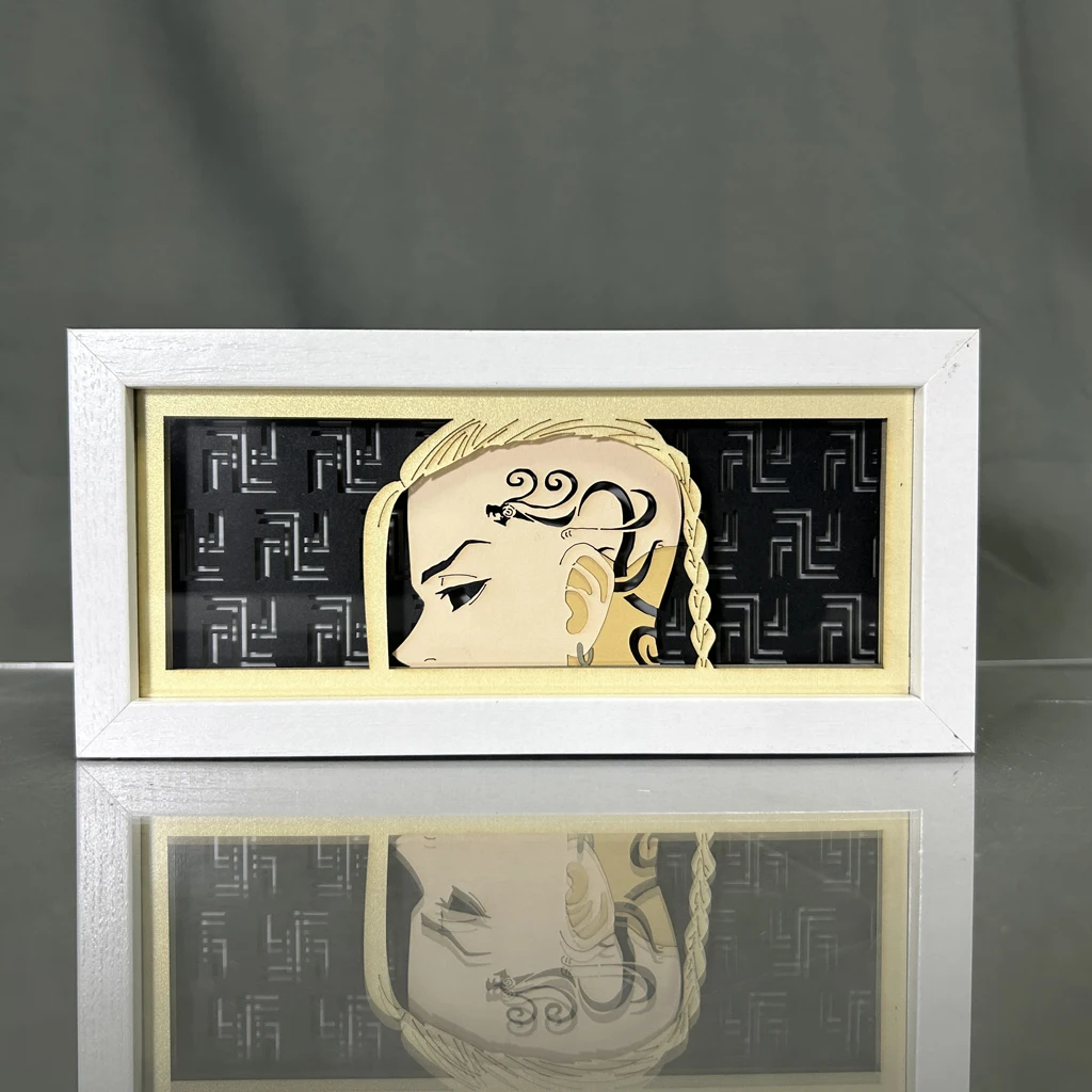 Paper Cut Led Light Box Tokyo Revengers Draken Desk Light Anime for Bedroom Decor Kids Birthday Gift Table Lamps Mikey Lightbox 3