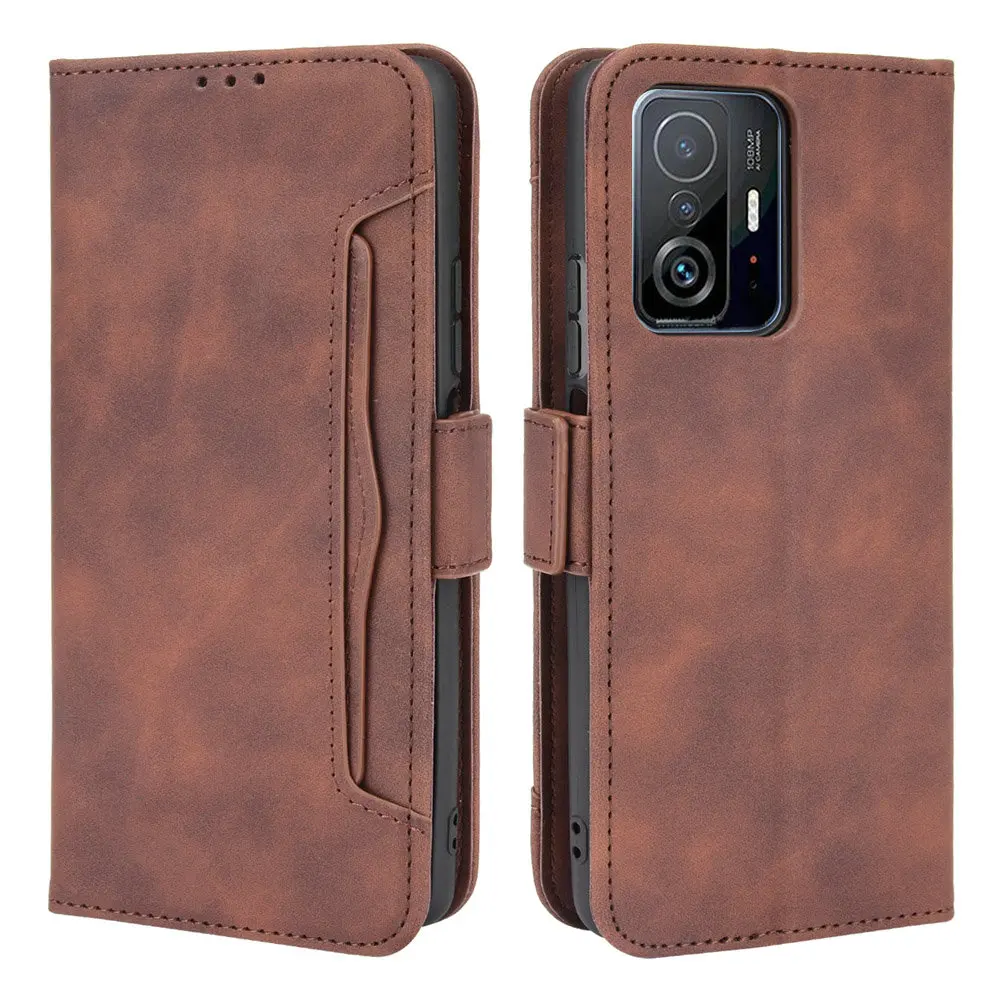 For Xiaomi 11T Pro Case Redmi Note 11 T 10 S 11Lite 5G Flip Leather Card Removable Wallet Cover