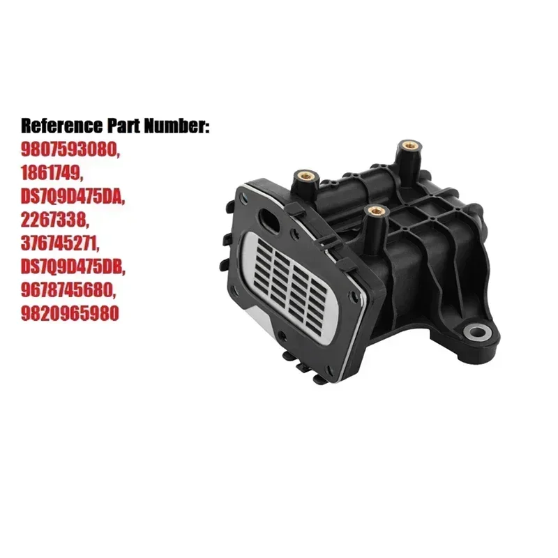 9820965980 1861749 Car Exhaust Gas Recirculation Valve For Citroen Peugeot Ford 2.0 Diesel EGR Valve Cooler Housing DS7Q9D475DA