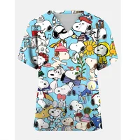 Nurse Uniform Women Short Sleeve Snoopy print Working Uniform Pocket Blouse Scrubs Tops Nursing Medical Uniforms Accessories 1