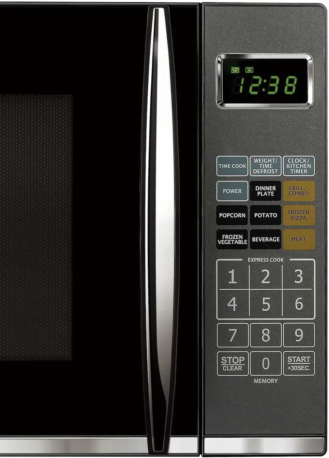 MWG9115SB-N Microwave Oven with Griller, Timer & LED Display 1100W, 11 Power Levels, 9 Pre-Programmed Settings, Removable Glass 5