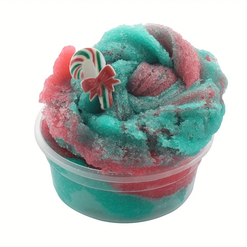 Slime Kit Fluffy Slime Set for Kid Christmas DIY Stress Relief Toy