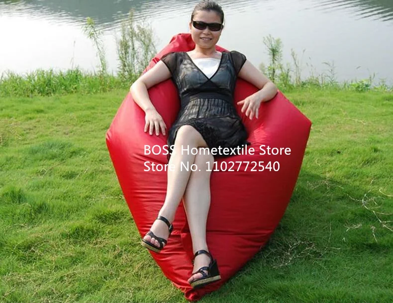 red color Classical Waterproof XXL Large Beanbag Sofa Outdoor Swimming Pool Bean Bag Floating Bean Bag Chair Suitable for Adults