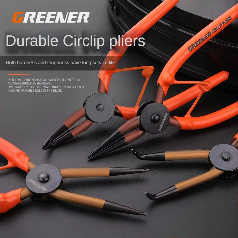 Large Circlip Snap Ring Pliers Set Heavy Duty Retaining Ring