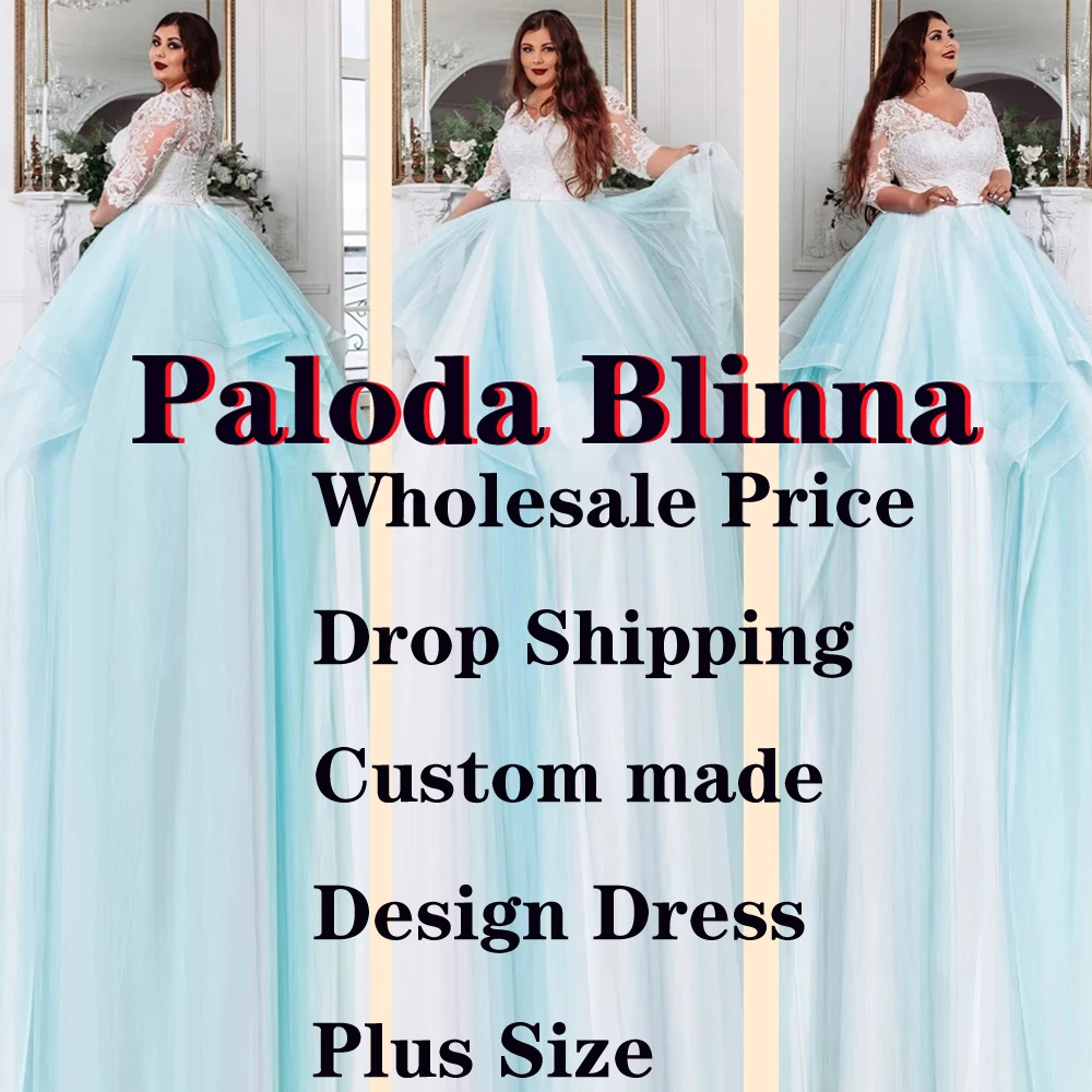 Paloda Modern V Neck Wedding Dresses 2023 Bride Spaghetti Straps Backless Tulle Appliques Vestido De Casamento Customised 5