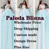 Paloda Modern V Neck Wedding Dresses 2023 Bride Spaghetti Straps Backless Tulle Appliques Vestido De Casamento Customised 5