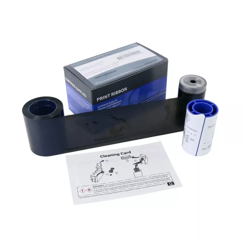 

5 Pcs Compatible 532000-053 Black Ribbon 1500 Prints For Datacard SP35 SP55 SD360 FP65 SP75+ SD460 Card Printer