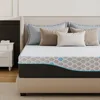 Twin size,Charcoal Gel Cooling Memory Foam Mattress in a Box,Medium Fiberglass Free Mattress Made in USA,CertiPUR-US Certified 1