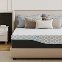 Twin size,Charcoal Gel Cooling Memory Foam Mattress in a Box,Medium Fiberglass Free Mattress Made in USA,CertiPUR-US Certified 1