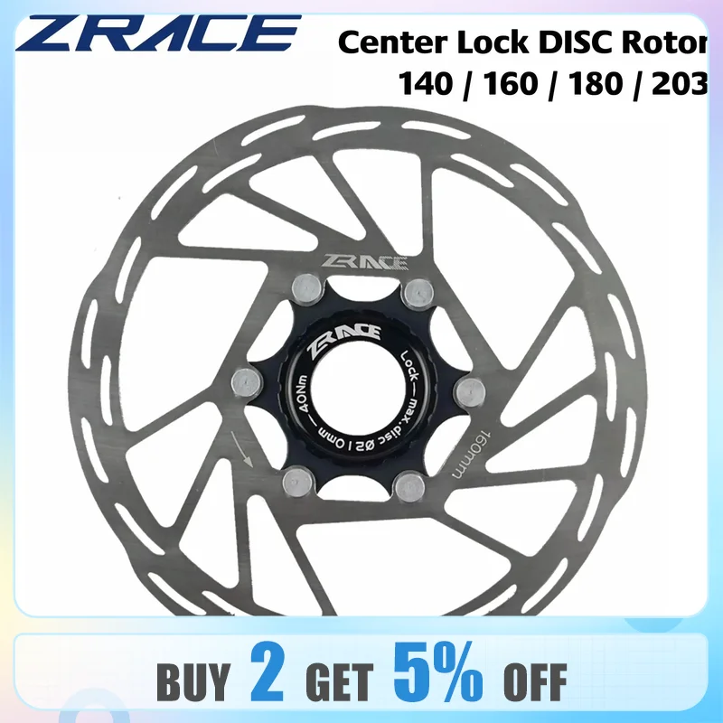 ZRACECenterLockBrakeDiscRotorStrongHeatDissipationFloating