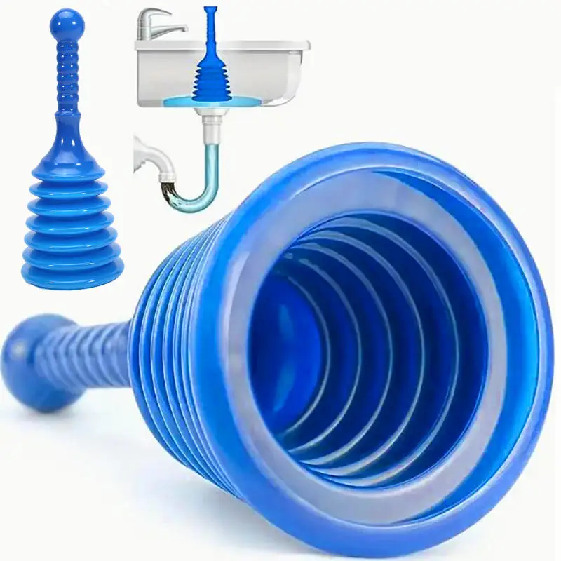 Sink Pipeline Dredger Kitchen Toilet Drain Plungers Bath Sink Power Pipe Dredging Tool Suction Cup Plug Toilet Bathroom Tools