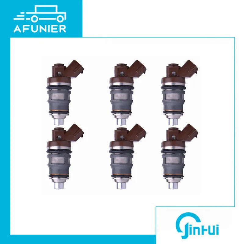 6Pcs Fuel Injector Nozzle For Toyota Supra 1Jz-Gte 2Jz-Gte F809W Mr2 Celica Supra Turbo Oe No.:1001-87092