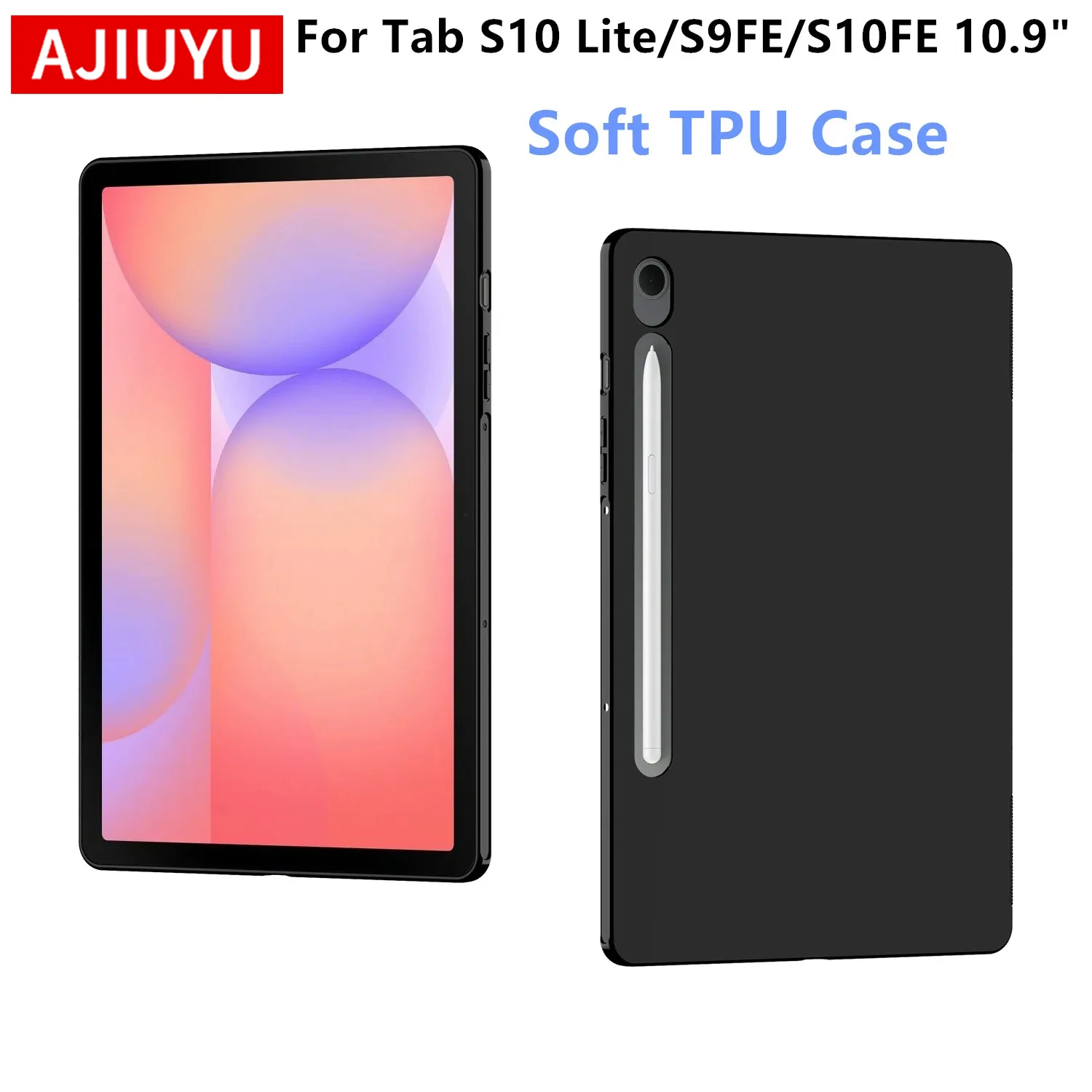 Premium Silicone Tablet Case - Durable Back Cover with TPU Shell