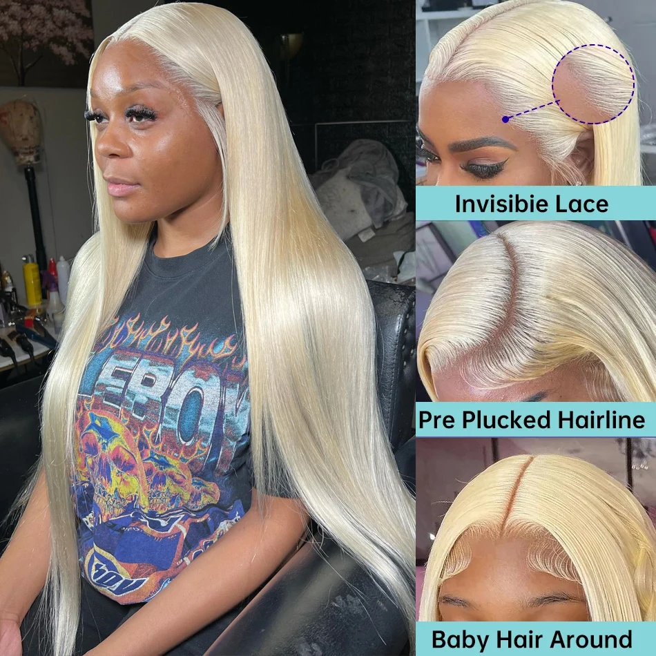 613 Blonde Lace Front Wig Human Hair 13X6 Hd Lace Frontal Wig Straight Lace Front Wigs Human Hair 13X4 Lace Front Human Hair Wig