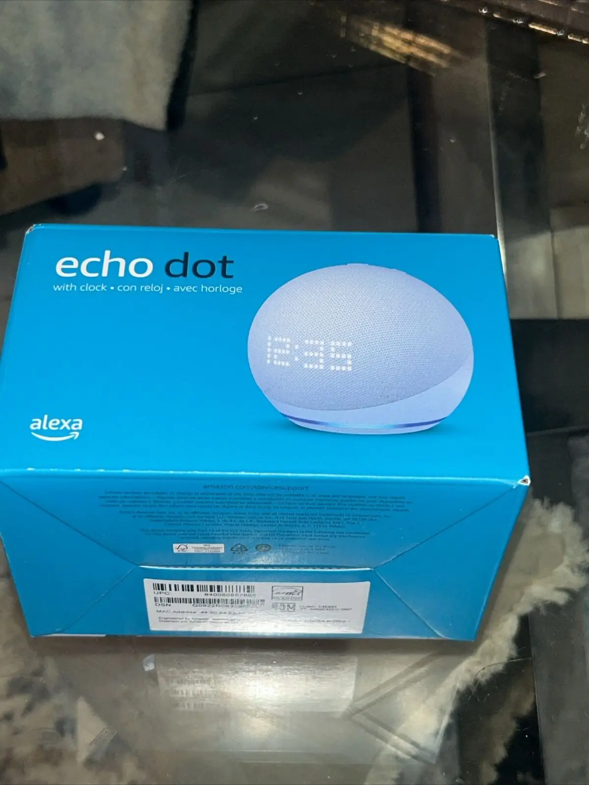 

Новый компактный смарт-динамик Echo Dot (5-го поколения) с часами с Alexa и улучшенным LE