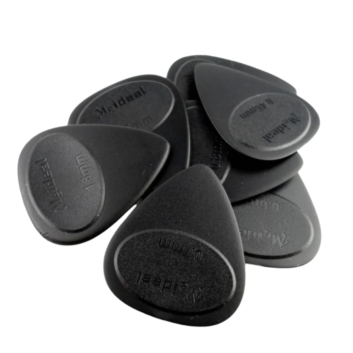 Guitar Pick Meideal Guitar Pick Anti-slip Matte Durable ABS Plectrum 0.46 to 1.5mm Thickness Electric Guitar Bass Ukulele Playing