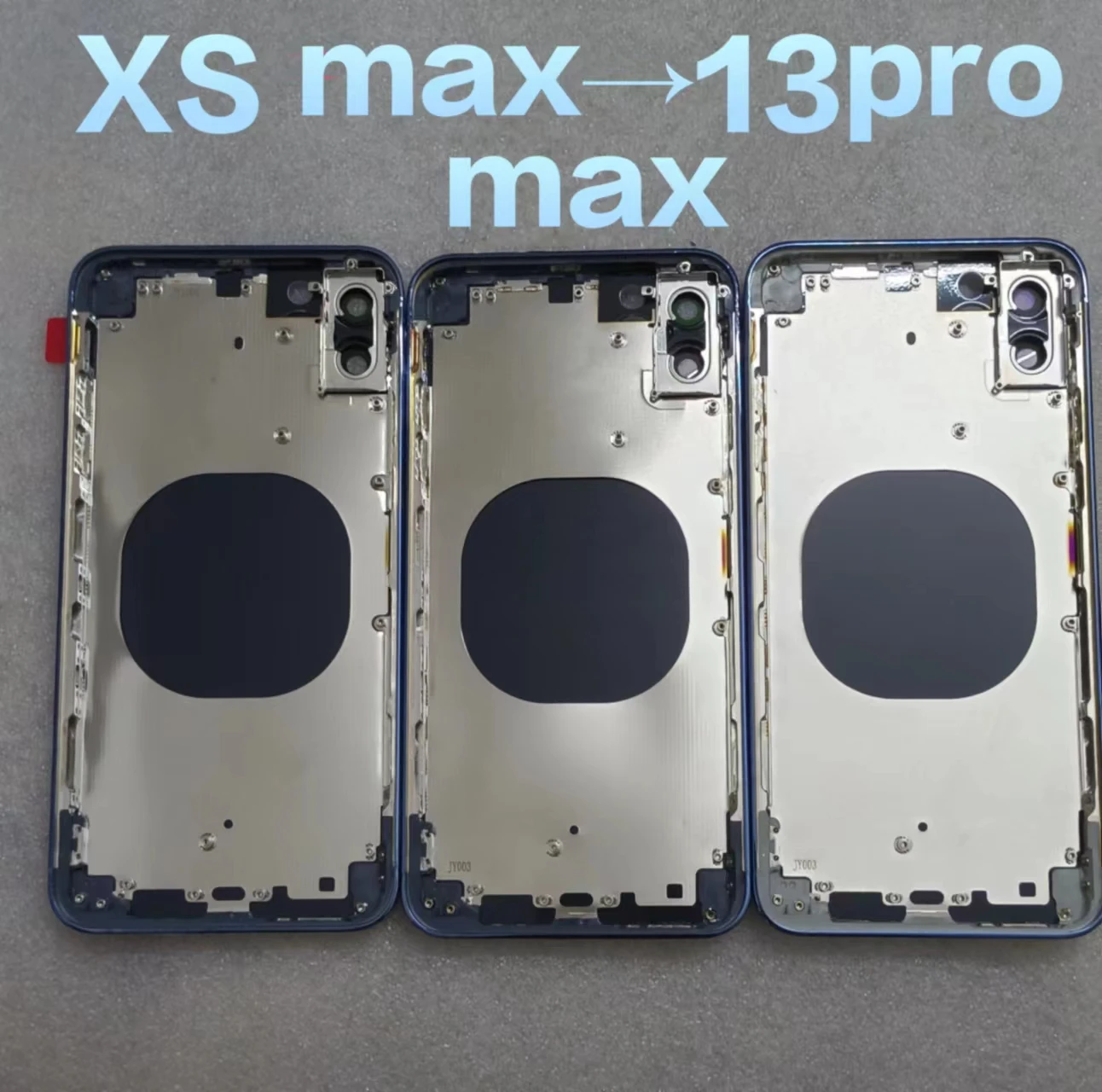 DIY สำหรับ iPhone XS MAX TO 13pro MAX HOUSING XS MAX แปลงเป็น13pro สูง