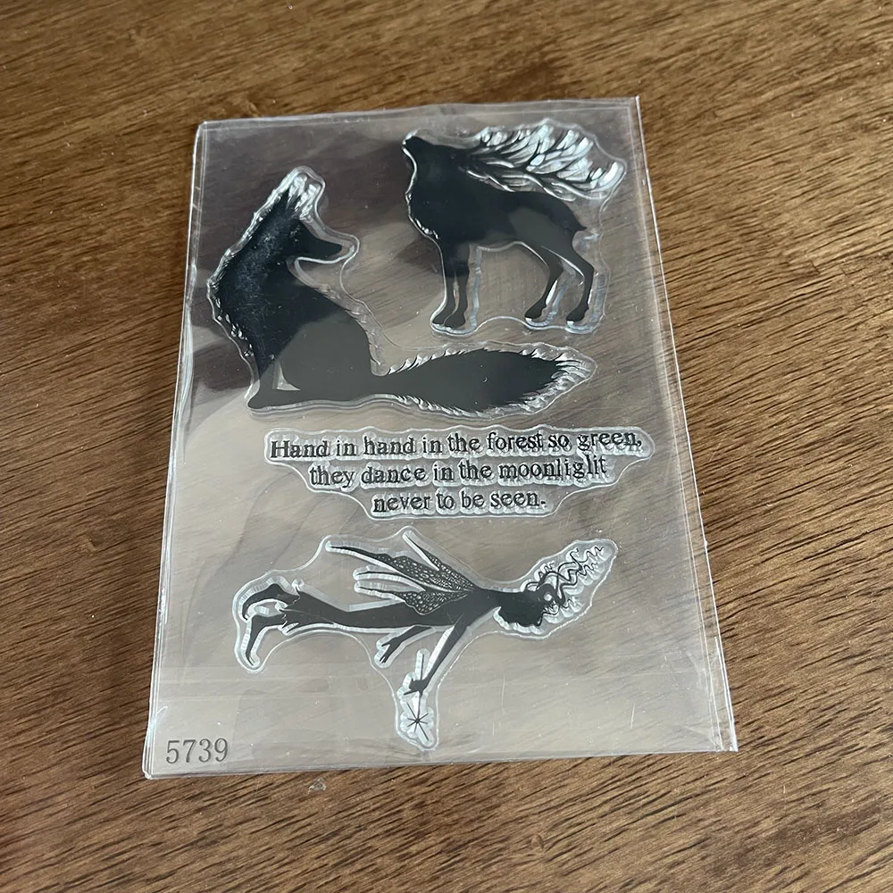 

2024 Transparent Rubber Stamps Foxes and Deers Seal for DIY Scrapbooking Card Clear Stamps Making Photo Album Crafts