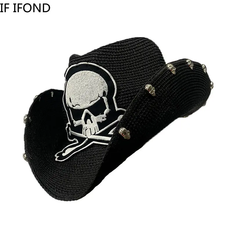 skull with cowboy hat