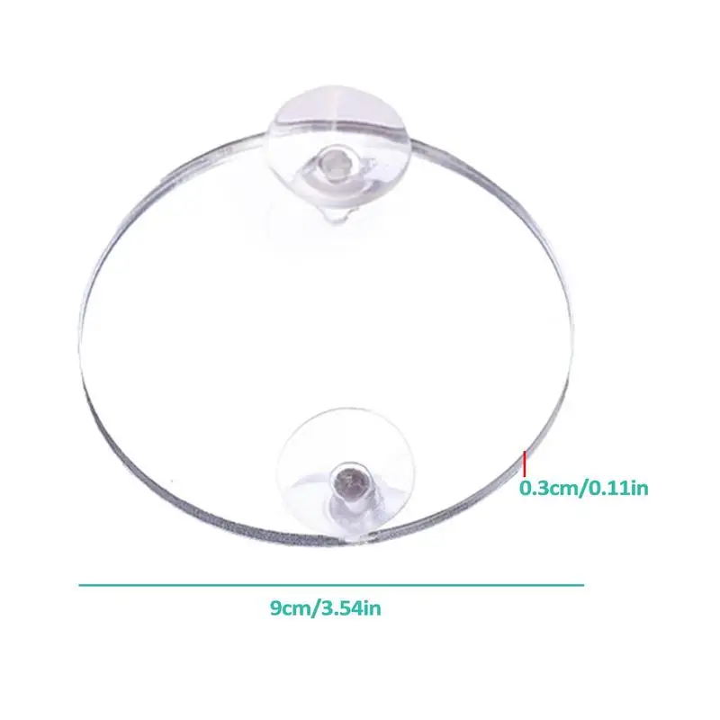 Fish tank ornaments Fish tank decorations Aquarium ornaments Acrylic Aquarium Betta Mirror Fish Tank Round Amusing Training Mirror Fish Bowl Thematic Ornaments For Tank Playing Accessories