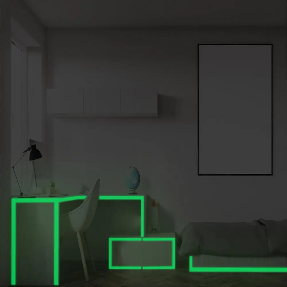 Description Picture 4 of itemGreen Luminous Tape Self Adhesive Glow In The Dark Stickers Stage Decorative Luminous Fluorescent Tape Waterproof