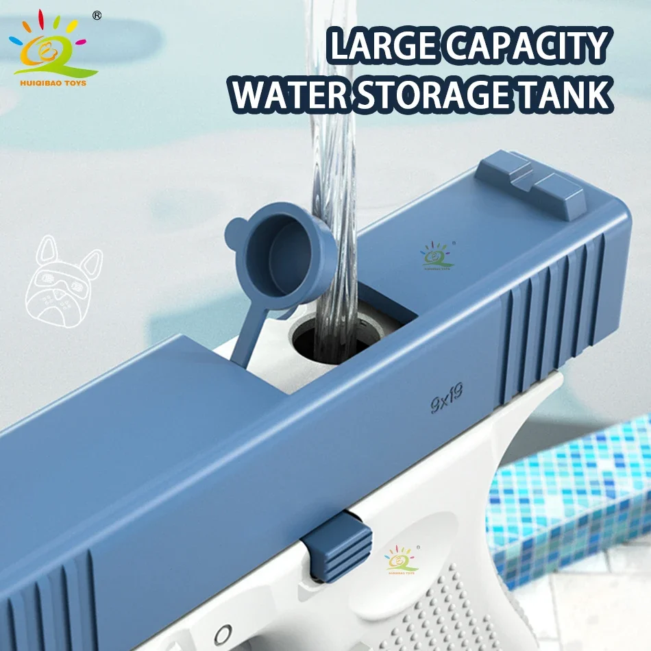 HUIQIBAO Manual Water Gun Fights Portable Desert Eagle M1911 M416 Pistol Shooting Game Outdoor Fantasy Toys for Children Gifts 5