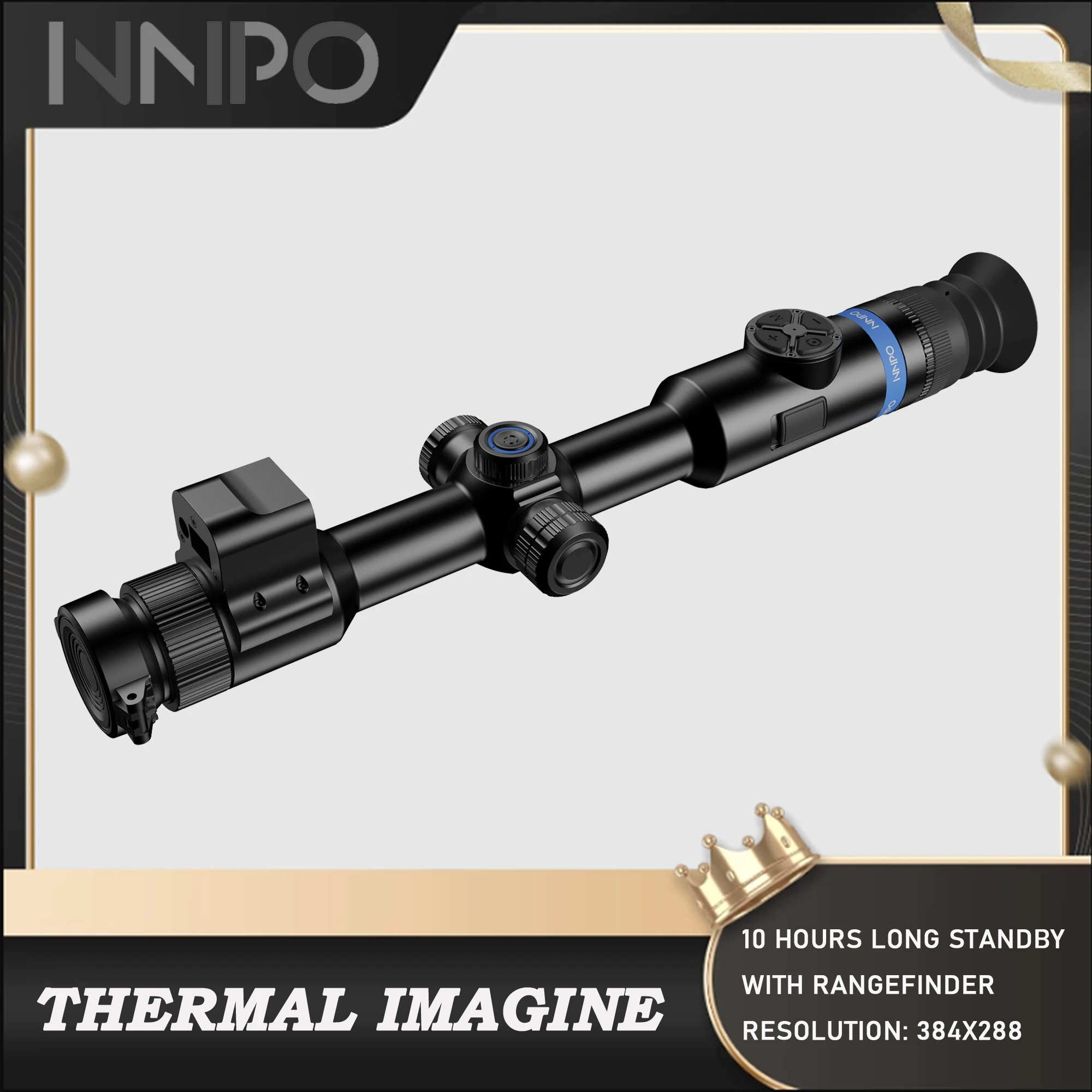Thermal Imaging Scope Monocular With Rangefinder 12&mu;m 384*288/640X512 PIP Waterpoof IP67 For Hunting NNPO TC23-LRF