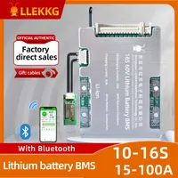 LUCK BMS 10S 36V Bluetooth Li-ion BMS with NTC 13S 48V 15A 20A For 3.7V Power Battery and 18650 and Lifepo4 10S 13S 24V 15A 20A 1